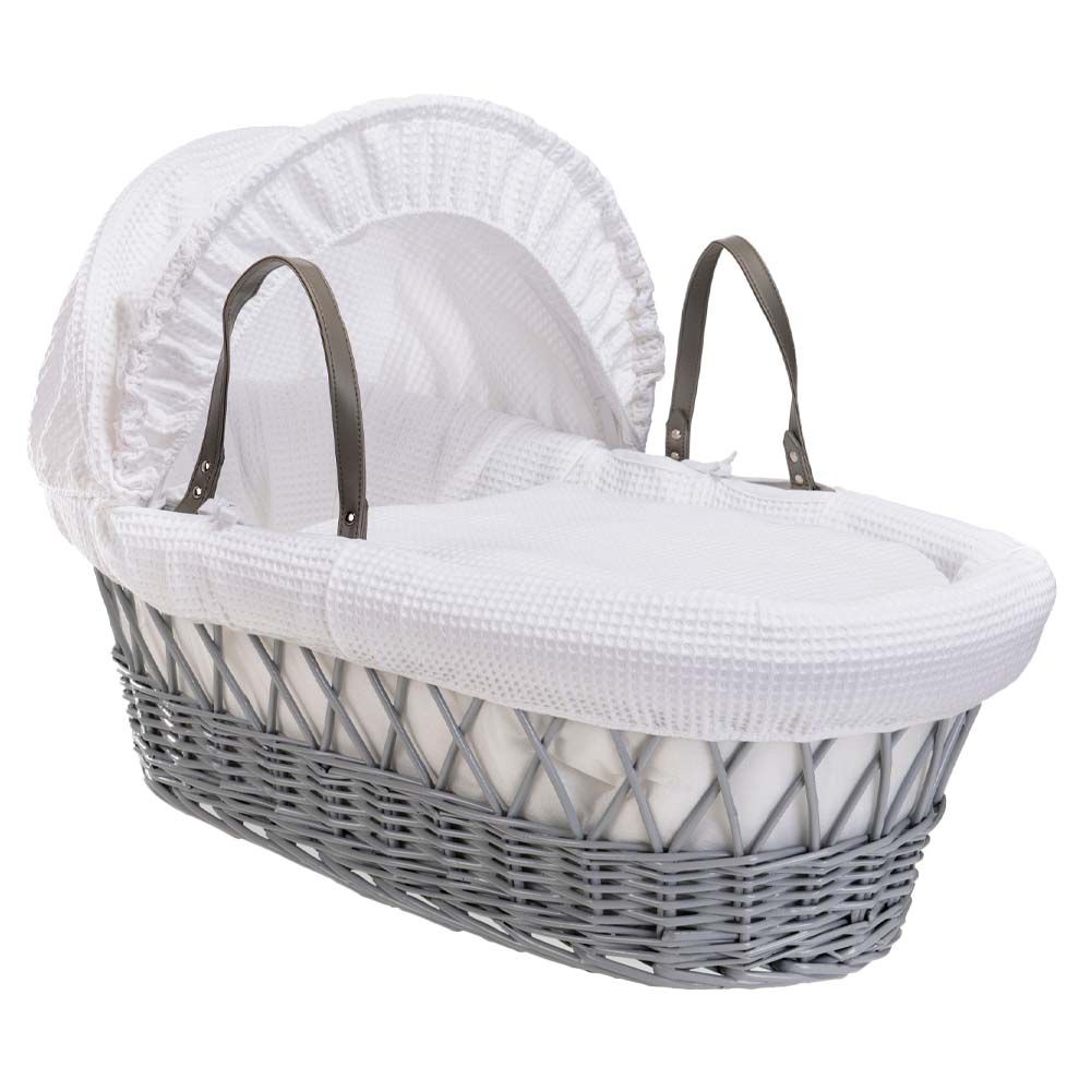 Dark wicker moses basket sale